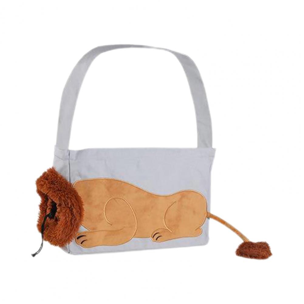Lion-Shaped Cat Carrier Bag - Fun & Durable Pet Accessory