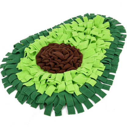 Interactive Avocado Dog Snuffle Mat for Nose Training Fun