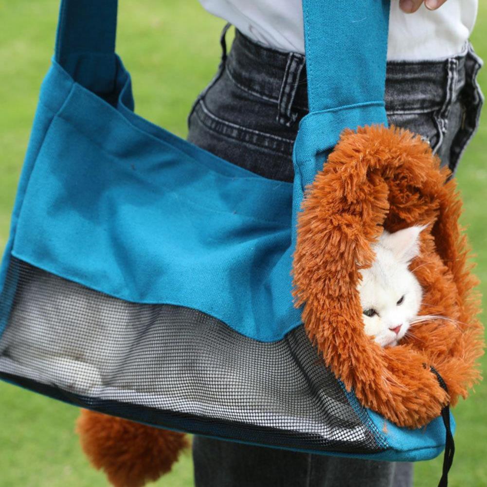 Lion-Shaped Cat Carrier Bag - Fun & Durable Pet Accessory