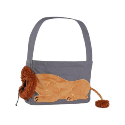 Lion-Shaped Cat Carrier Bag - Fun & Durable Pet Accessory