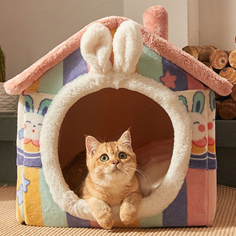 Cozy Universal Pet Cave: Durable Hideaway for Cats & Dogs