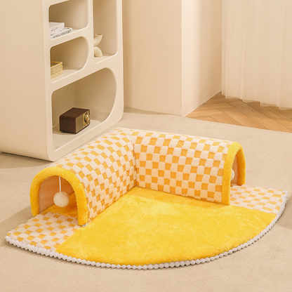 Cozy Cat Tunnel Bed - Interactive and Comfortable Pet Accessory