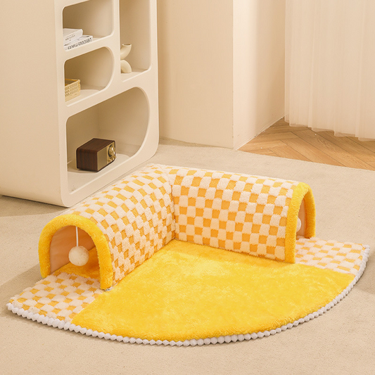 Cozy Cat Tunnel Bed - Interactive and Comfortable Pet Accessory