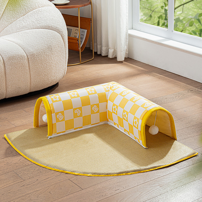 Cozy Cat Tunnel Bed - Interactive and Comfortable Pet Accessory