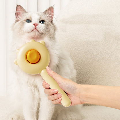 Effortless Cat Hair Removal Comb Brush - Essential Grooming Tool