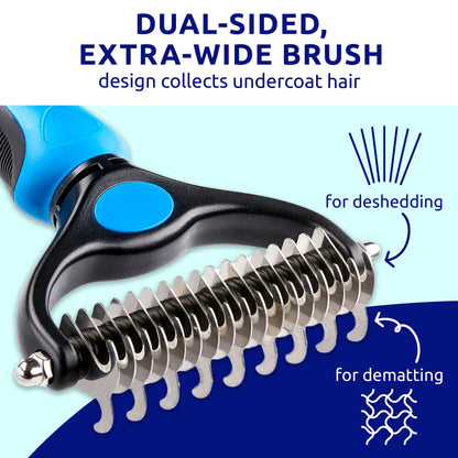 Deshedding Brush for Dogs - Gentle Grooming & Cuddle Time